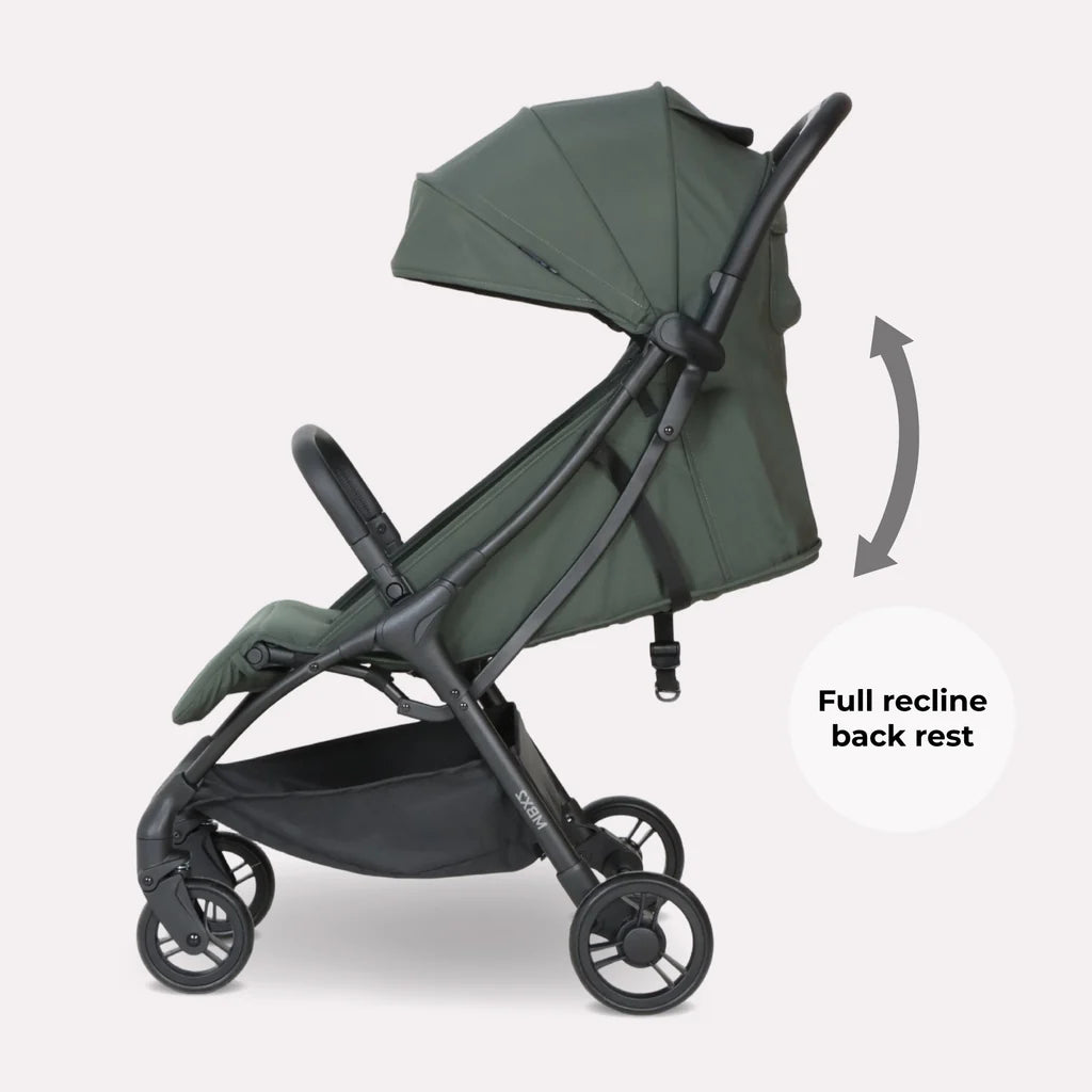 My Babiie MBX2 Compact Stroller – Forest Green