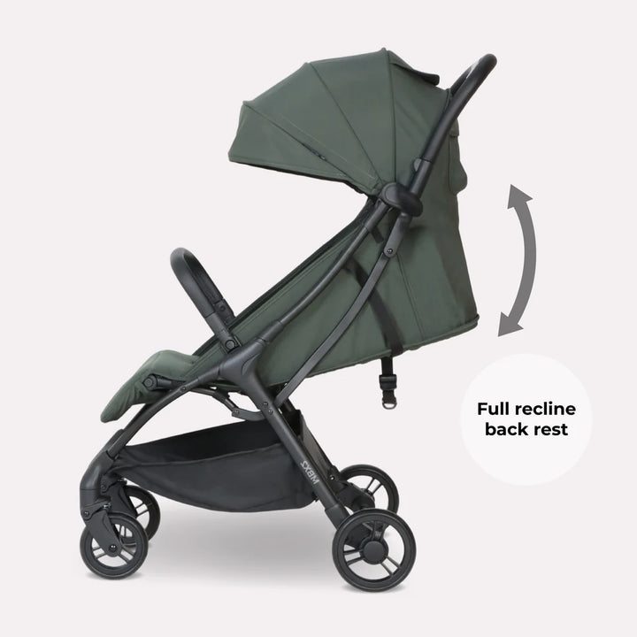 My Babiie MBX2 Compact Stroller – Forest Green