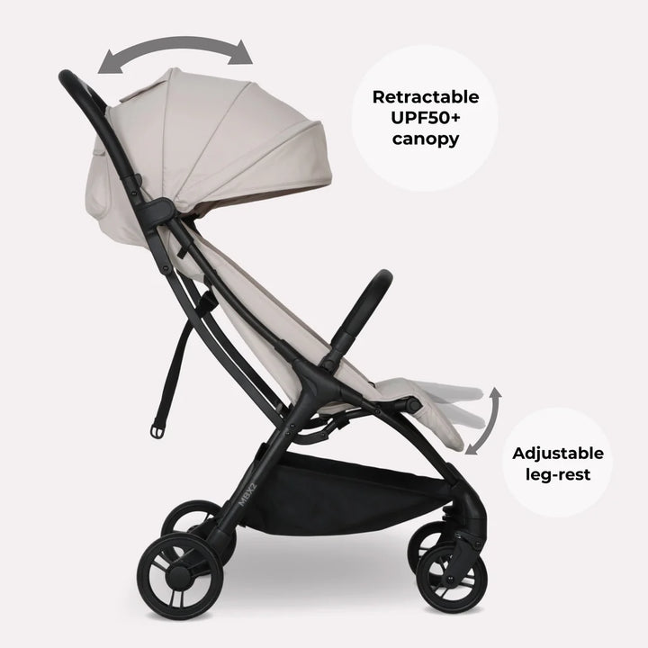 My Babiie MBX2 Compact Stroller – Oatmeal