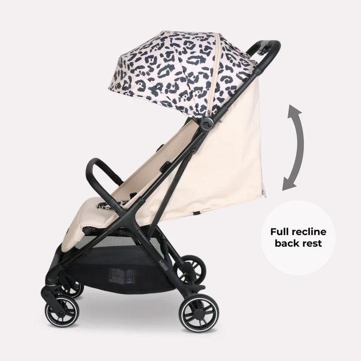 My Babiie MBX6 Auto-Fold Stroller - Fawn Leopard