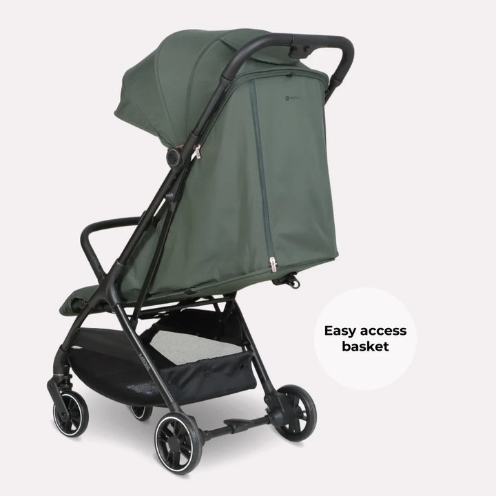 My Babiie MBX6 Auto-Fold Stroller - Forest Green