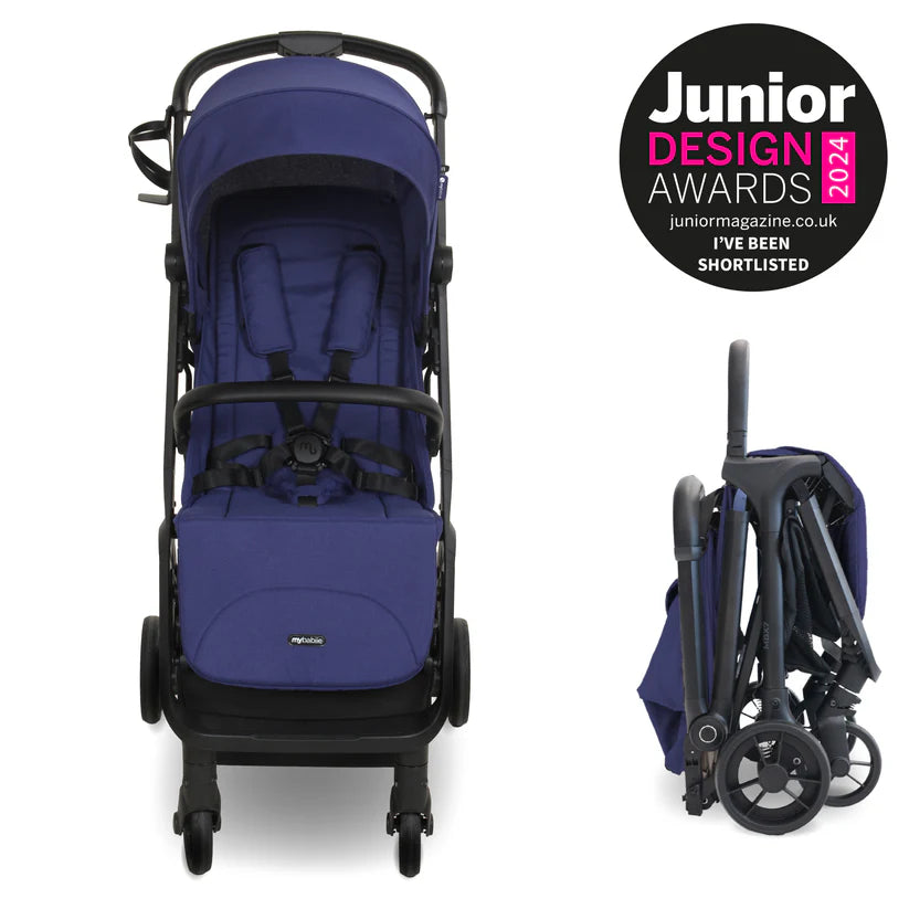 My Babiie MBX7 Auto-Fold Stroller - Indigo
