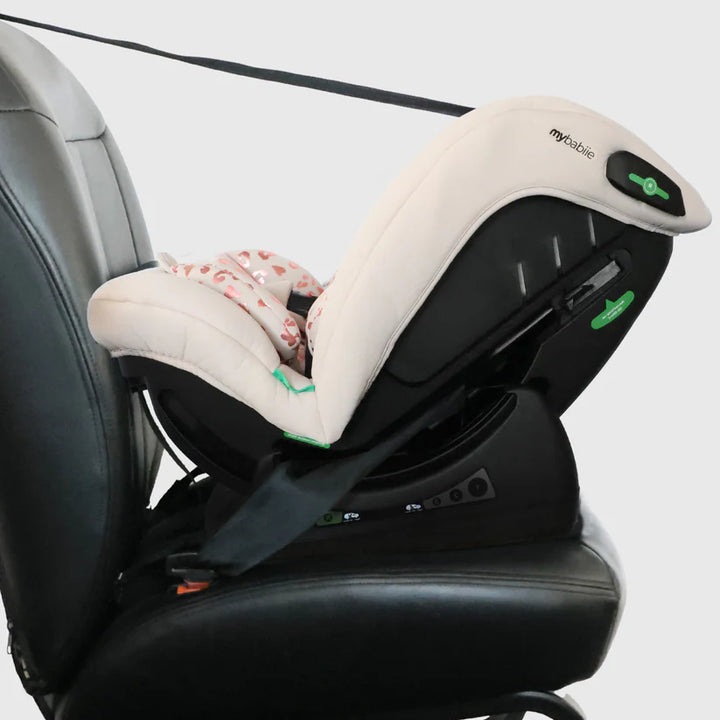My Babiie MBCS100 2-in-1 Convertible R129 Car Seat - Pink Leopard