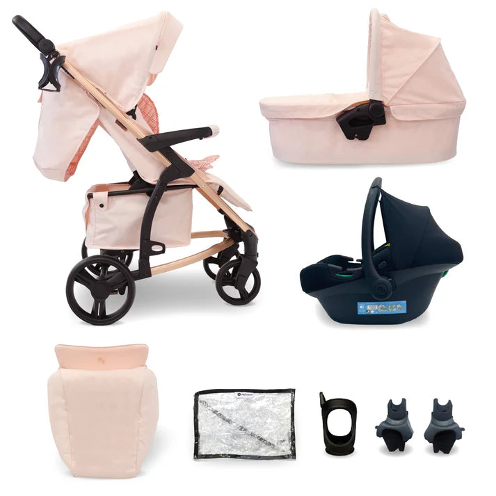 My Babiie MB200i 3 in 1 Travel System - Pink Plaid
