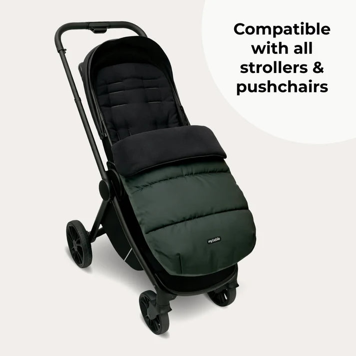My Babiie Universal Footmuff – Forest Green