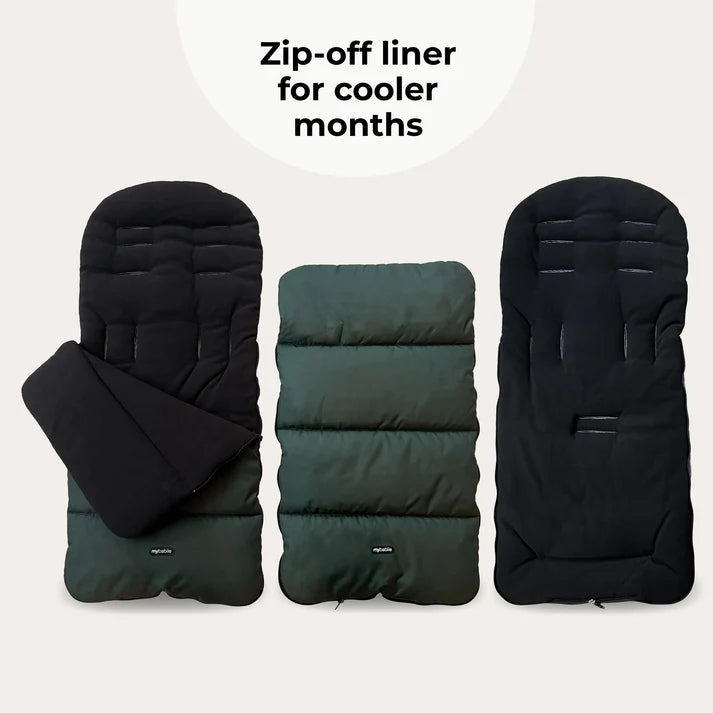 My Babiie Universal Footmuff – Forest Green