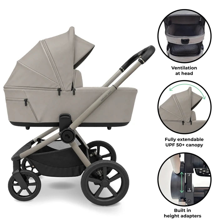 My Babiie MB450 ARC Travel System - Champagne Taupe