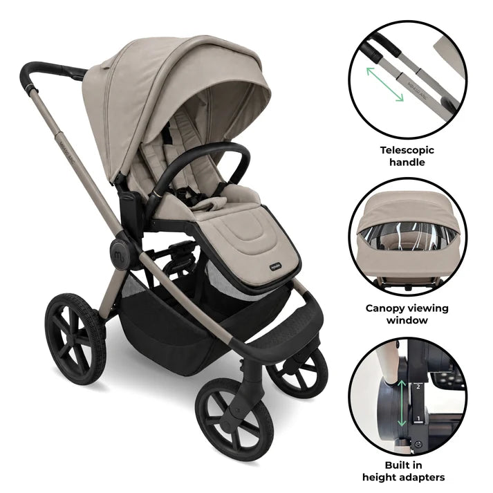 My Babiie MB450 ARC Travel System - Champagne Taupe
