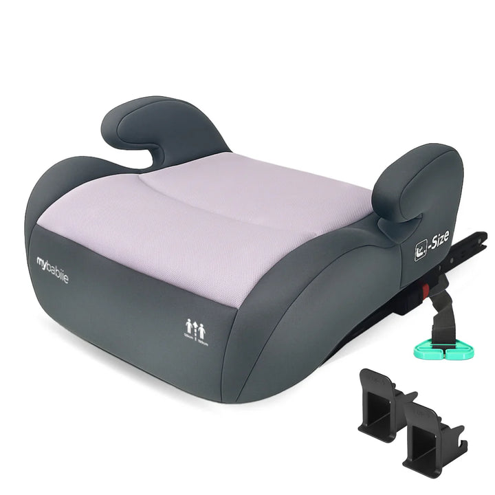 My Babiie MBCSB20 Booster R129 Car Seat with ISOFIX - Pink & Grey
