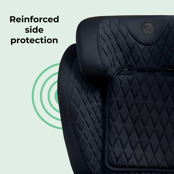 My Babiie MBCS23 High-Back Booster Lite R129 Car Seat – Quilted Black