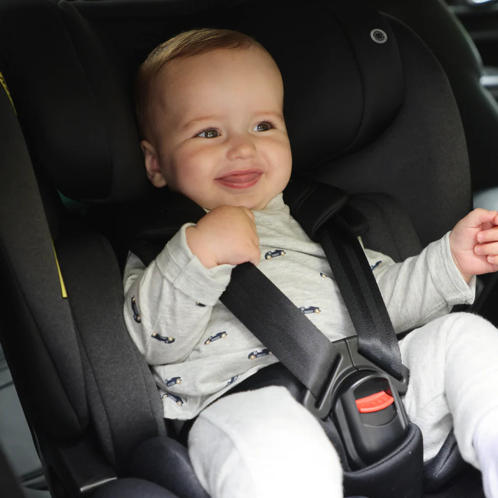 My Babiie MBCS400 Spin R129 Car Seat with Support Leg - Black