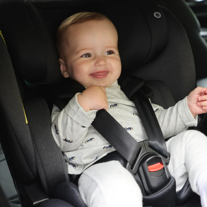My Babiie MBCS400 Spin R129 Car Seat with Support Leg - Black