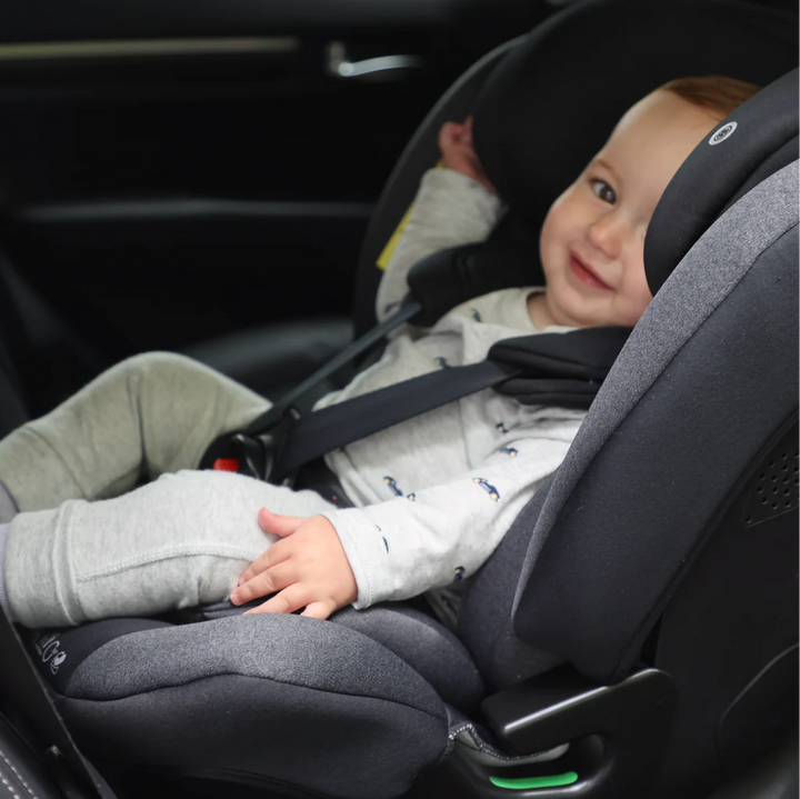 My Babiie MBCS400 Spin R129 Car Seat with Support Leg - Black