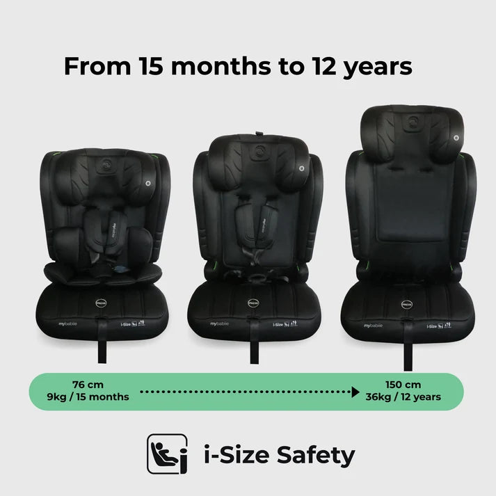 My Babiie MBCS50 Toddler to Booster R129 Car Seat – Black