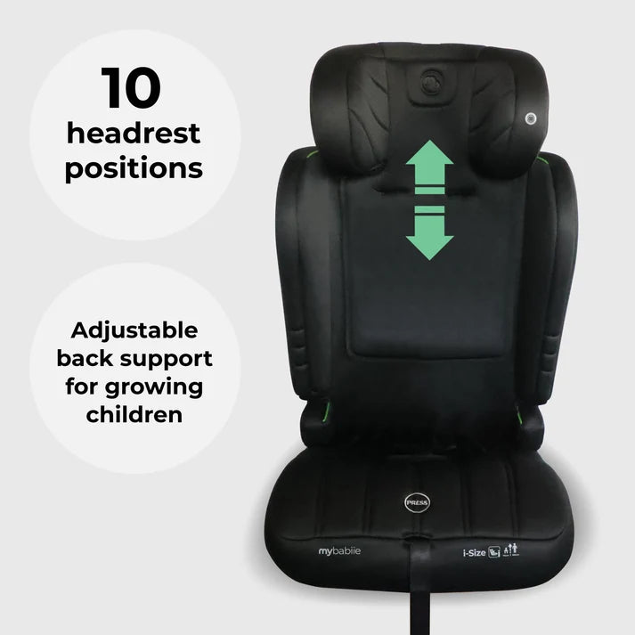 My Babiie MBCS50 Toddler to Booster R129 Car Seat – Black