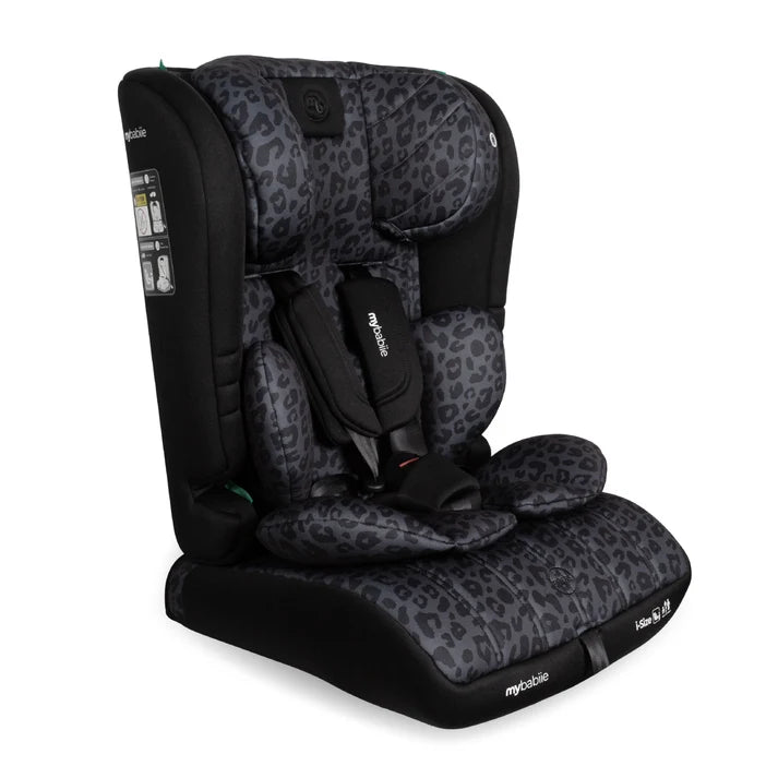 My Babiie MBCS50 Toddler to Booster R129 Car Seat – Black Leopard