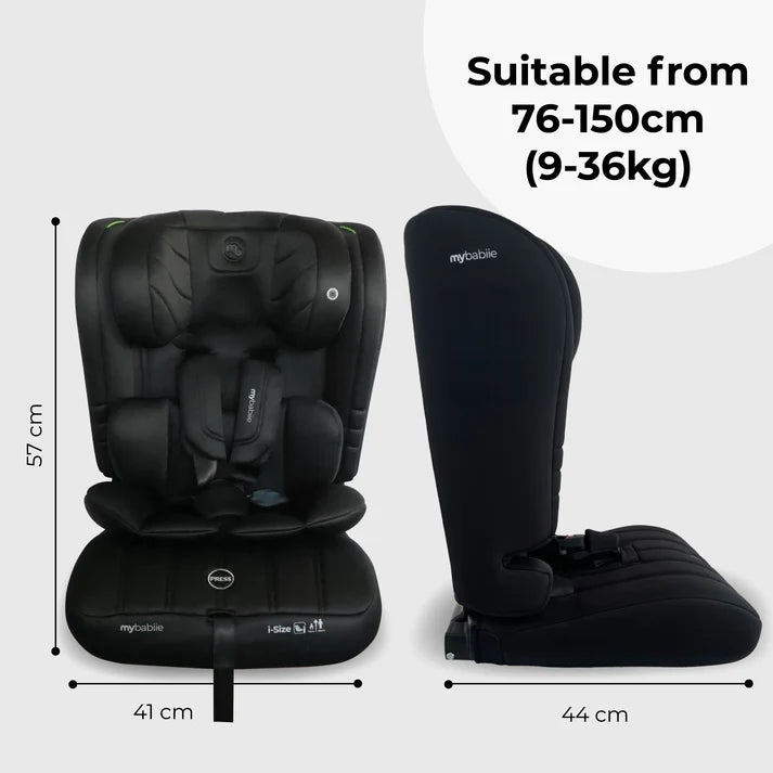 My Babiie MBCS50 Toddler to Booster R129 Car Seat – Black