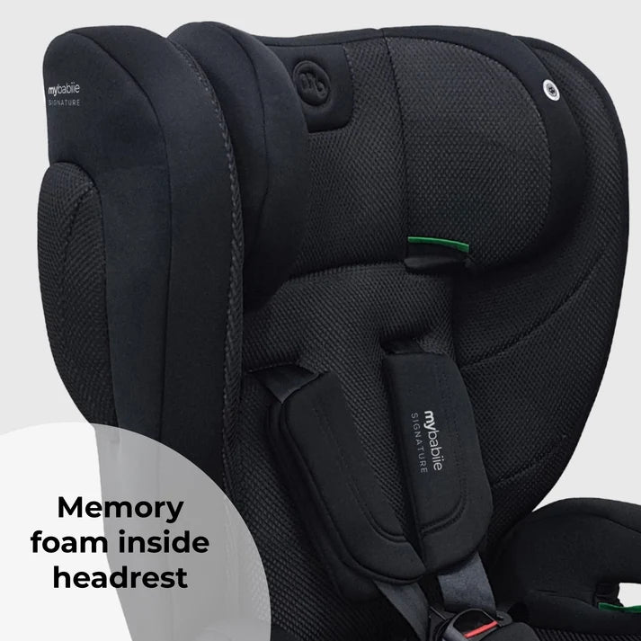 My Babiie MBCS75 SE Toddler to Booster R129 Car Seat with ISOFIX – Midnight Black
