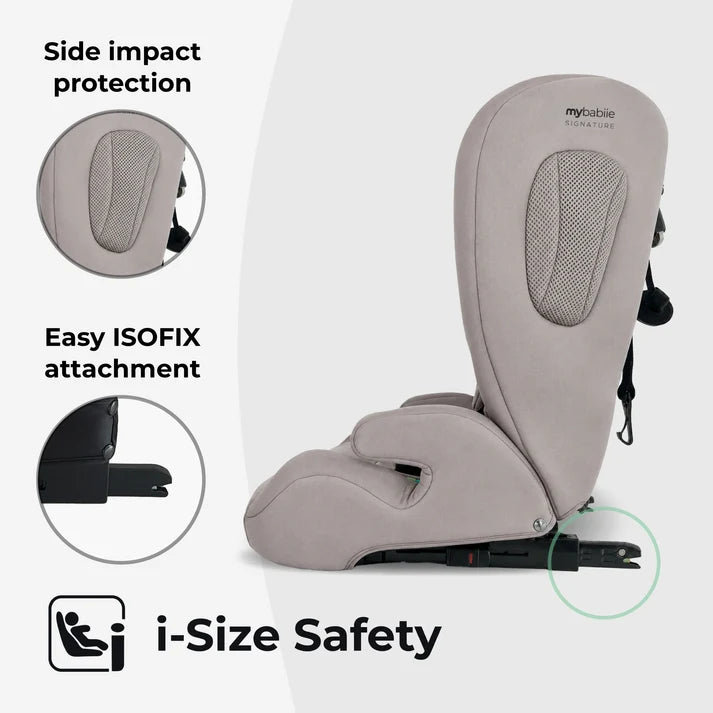 My Babiie MBCS75 SE Toddler to Booster R129 Car Seat with ISOFIX – Mink