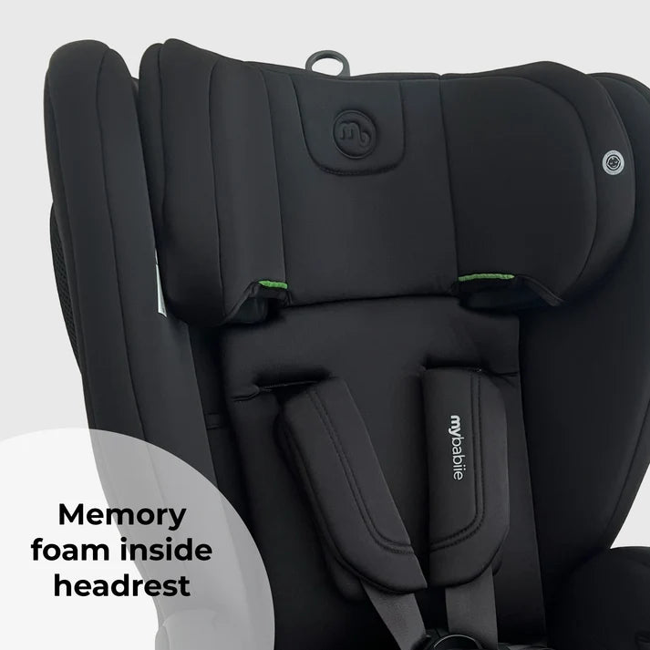 My Babiie MBCS75 Toddler to Booster R129 Car Seat with ISOFIX – Black