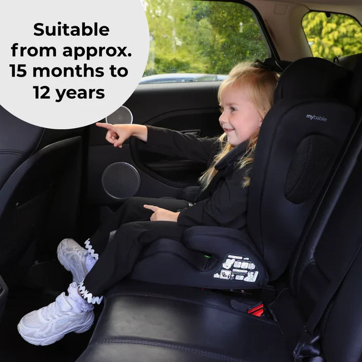 My Babiie MBCS75 Toddler to Booster R129 Car Seat with ISOFIX – Forest Green