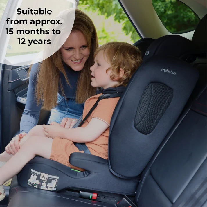 My Babiie MBCS80 Foldable Toddler to Booster R129 Car Seat with ISOFIX - Forest Green