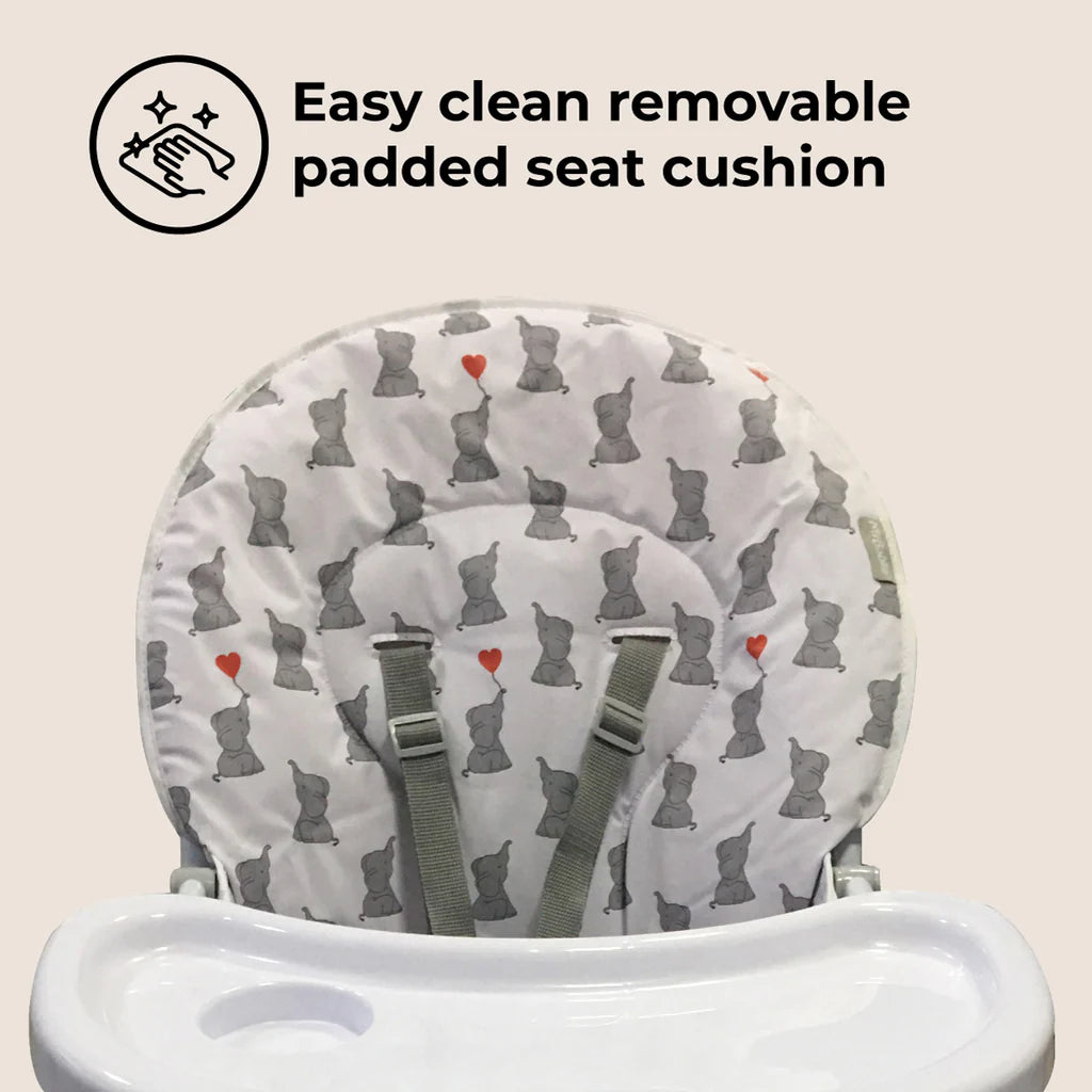 My Babiie MBHC1 Compact Highchair - Elephants