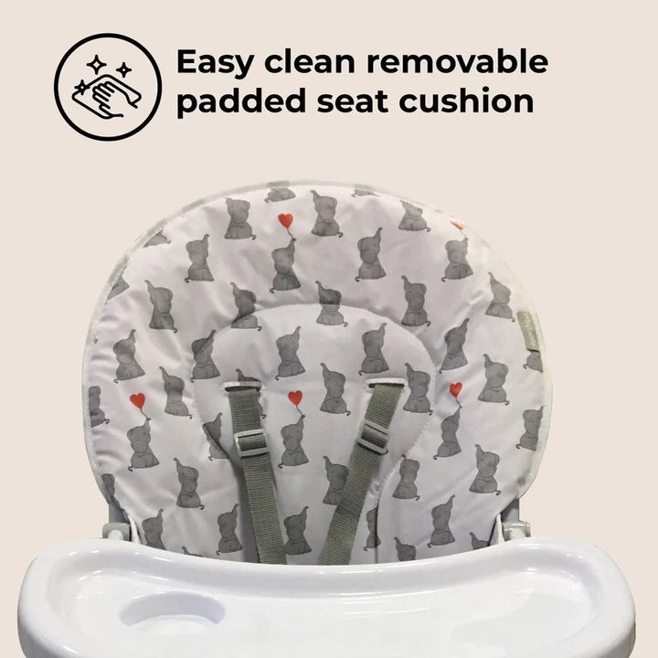 My Babiie MBHC1 Compact Highchair - Elephants