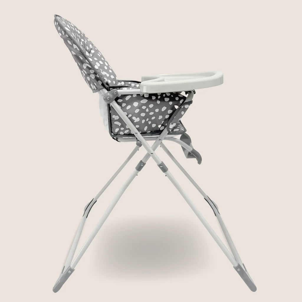 My Babiie MBHC1 Compact Highchair - Grey Dalmatian