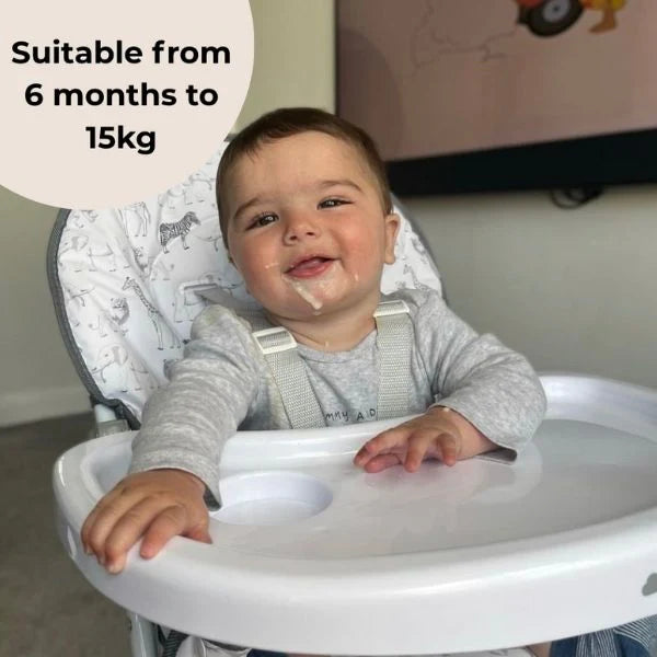 My Babiie MBHC1 Compact Highchair - Safari