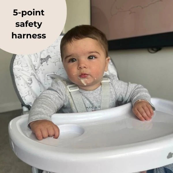My Babiie MBHC1 Compact Highchair - Safari
