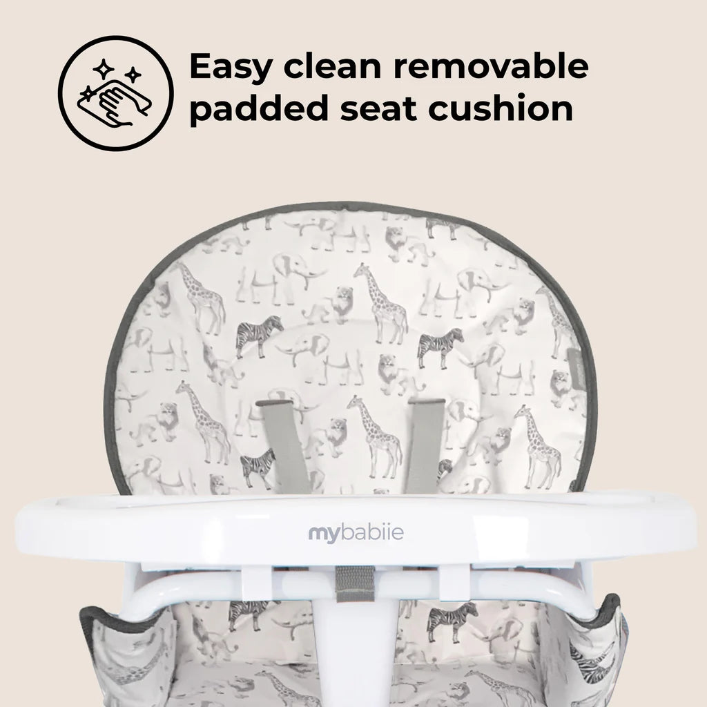 My Babiie MBHC1 Compact Highchair - Safari