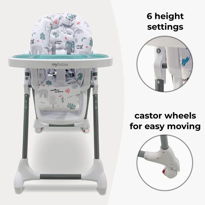My Babiie MBHC8 Premium Highchair - Earth Child