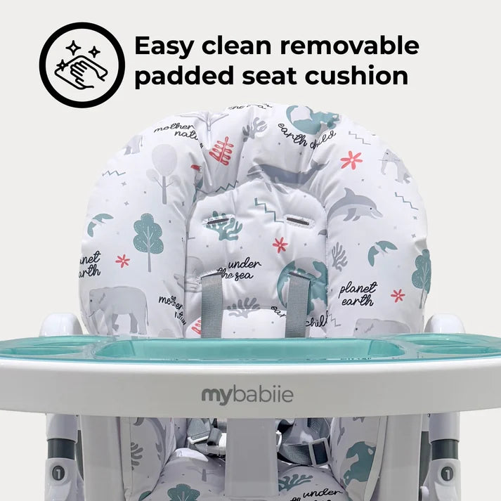 My Babiie MBHC8 Premium Highchair - Earth Child