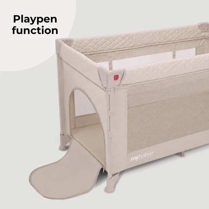 My Babiie MBTC4 LUXE 4-in-1 Travel Cot – Ivory