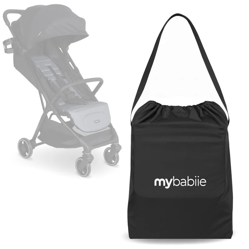 My Babiie MBX6 Auto-Fold Stroller - Black/Grey
