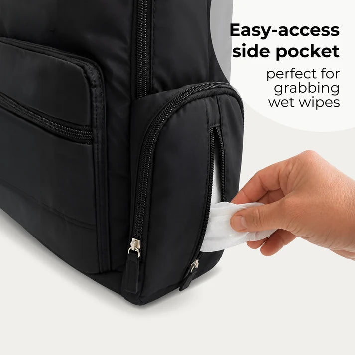 My Babiie Backpack Changing Bag – Black