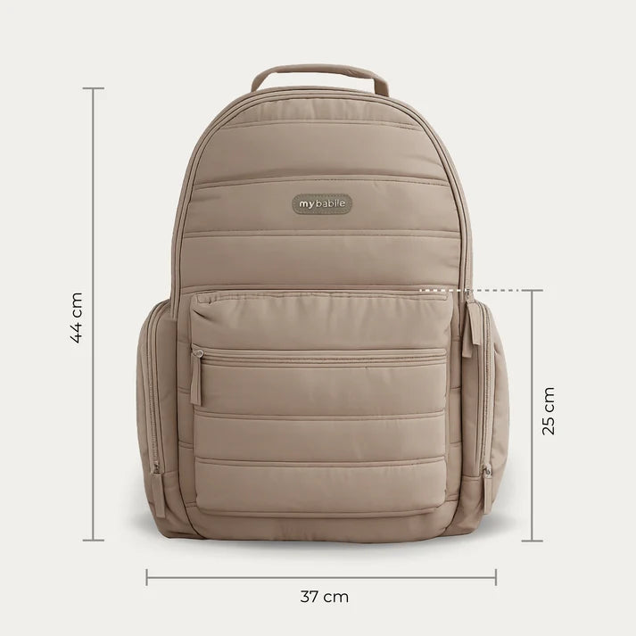 My Babiie Backpack Changing Bag – Taupe