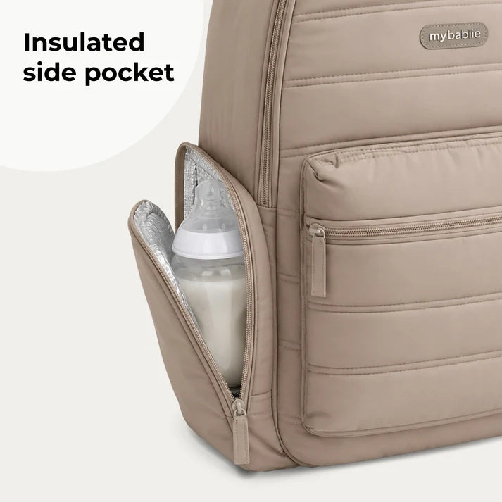 My Babiie Backpack Changing Bag – Taupe