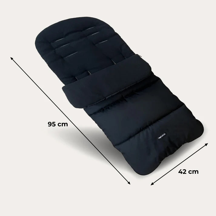 My Babiie Universal Footmuff – Black