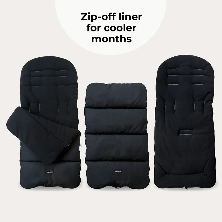 My Babiie Universal Footmuff – Black