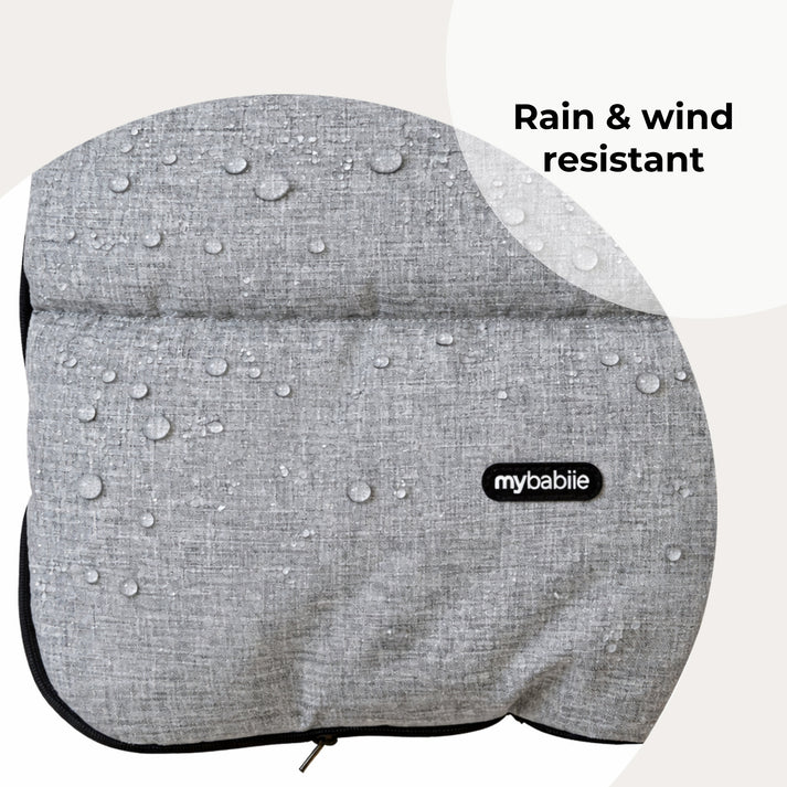 My Babiie Universal Footmuff – Grey & Black