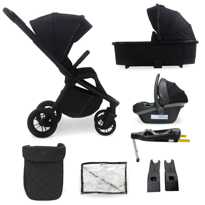My babiie MB450i 3 in 1 travel system in black with isofix