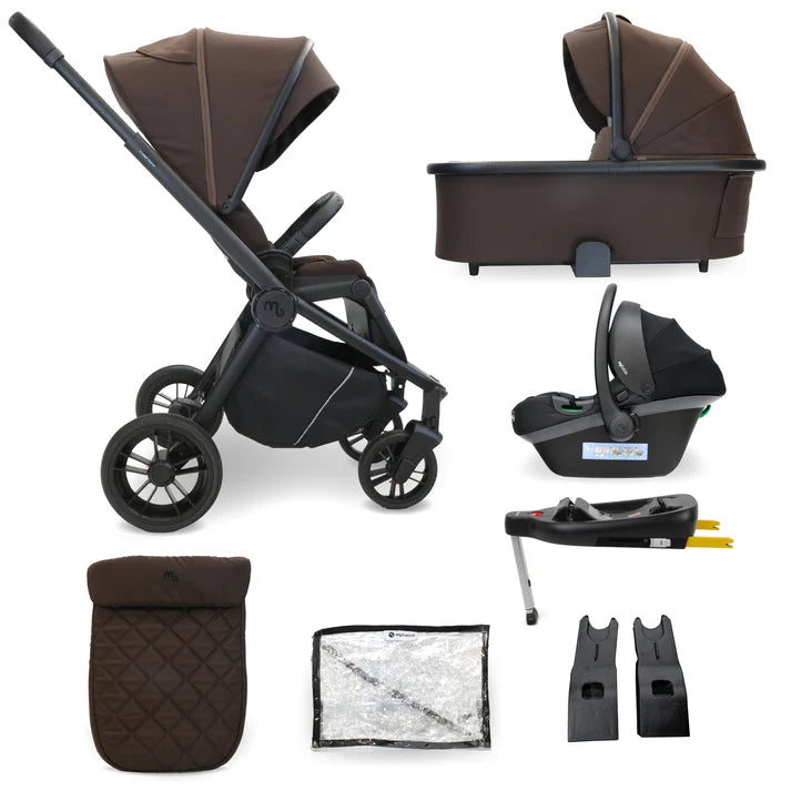 My Babiie MB450i 3 in 1 Travel System in Chocolate with isofix