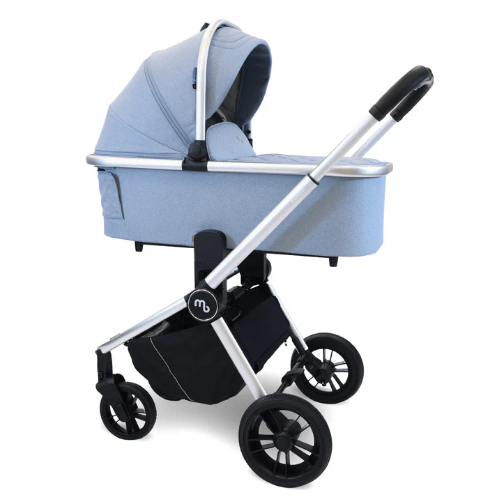 My Babiie MB450i Travel System in Steel Blue with Carrycot