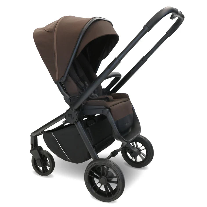 My Babiie MB450i Travel System in Chocolate with seat unit parent facing