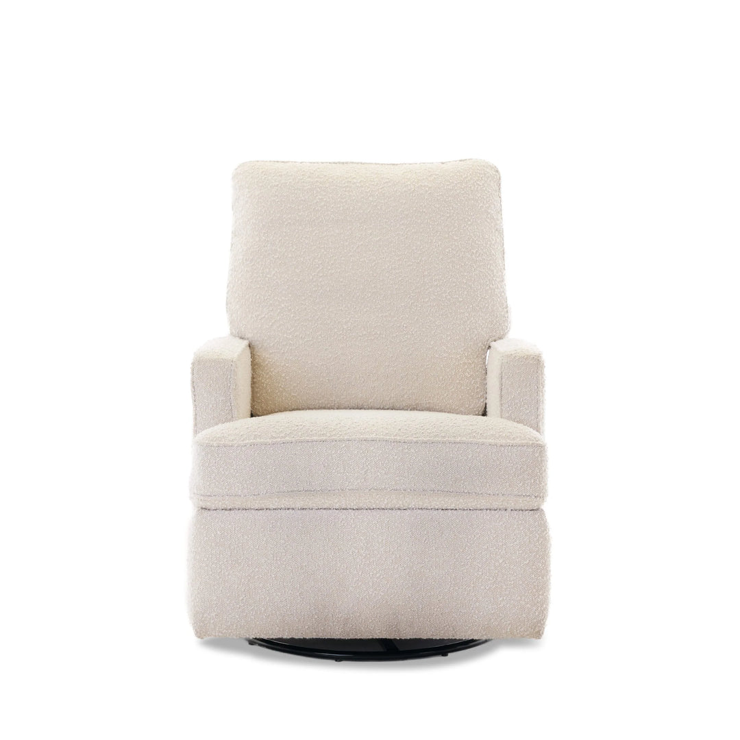 Obaby Madison Swivel Glider Recliner Chair - Bouclé Style