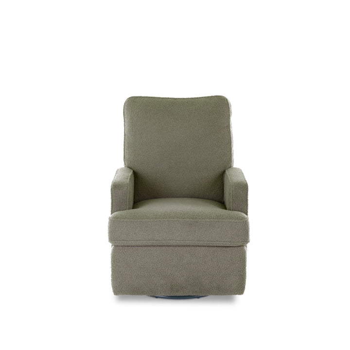 Obaby Madison Swivel Glider Recliner Chair - Teddy Olive