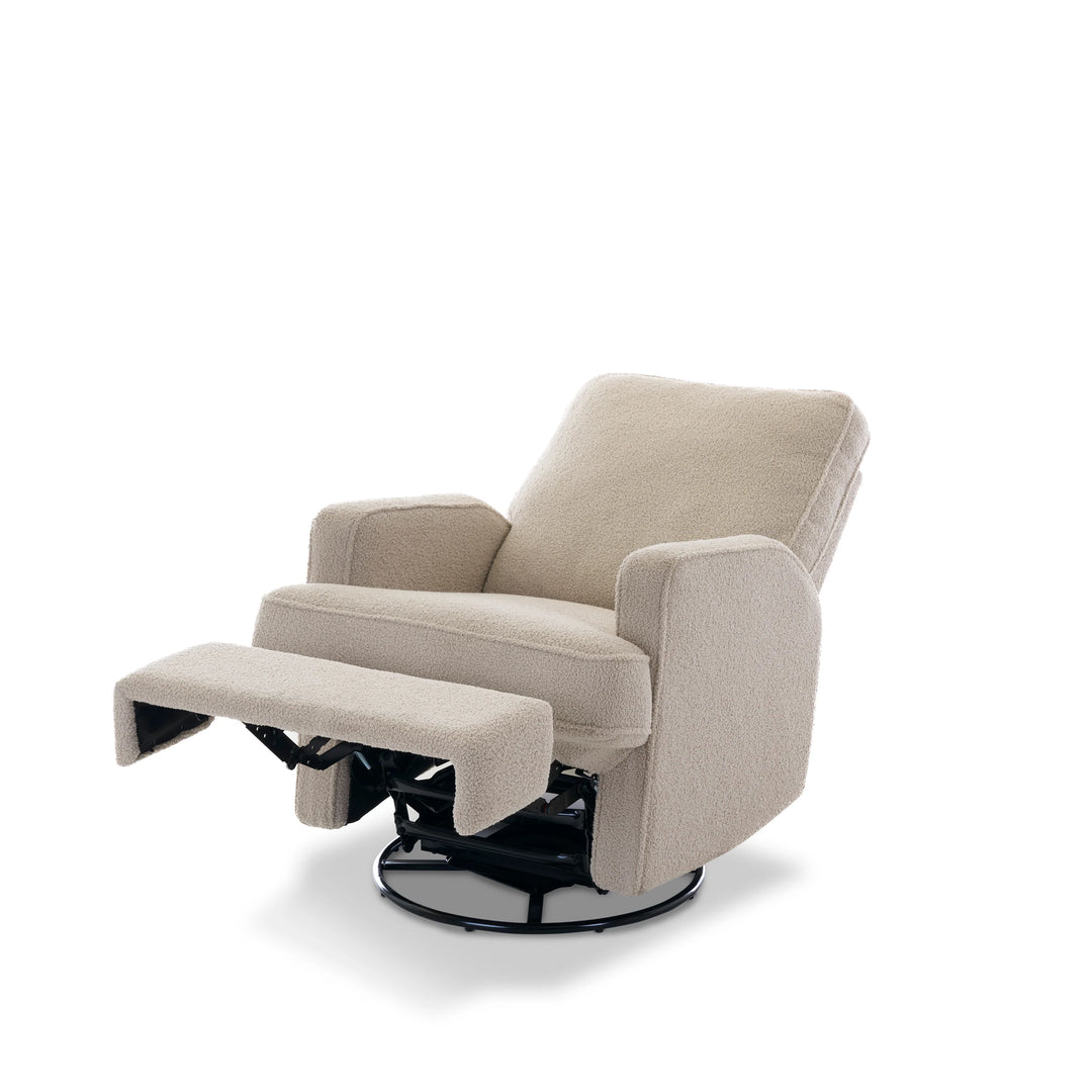 Obaby Madison Swivel Glider Recliner Chair - Teddy Truffle