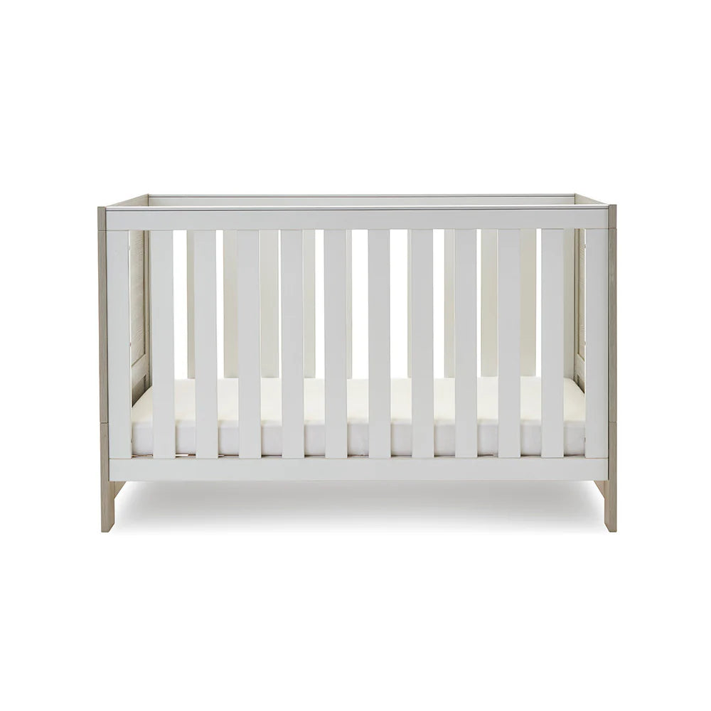 Obaby Nika 2 Piece Nursery Room Set – Grey Wash & White